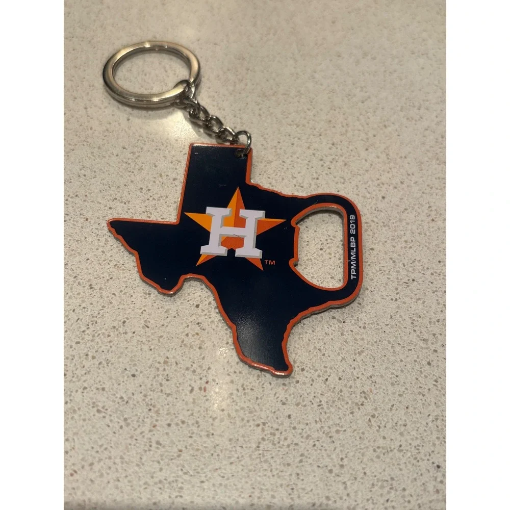 Houston Astros MLB Texas State Shape Keychain Bottle Opener Team ProMark 2019